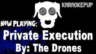 The Drones  Private Execution  Karaoke Version [upl. by Hayouqes]