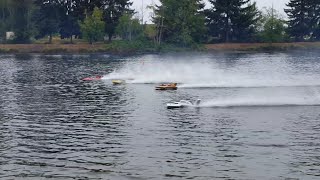 RC Hydroplane Racing  UNW first consolation race [upl. by Anead]