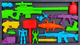 Membersihkan Nerf Ak47 Assault Rifle Shotgun Sniper Rifle Glock Pistol M16 Nerf gun Eps 121 [upl. by Ilrebma]