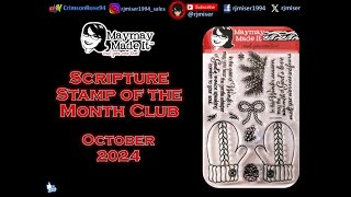 October 2024 Scripture Stamp of the Month Club  Maymay Made It [upl. by Gwen164]