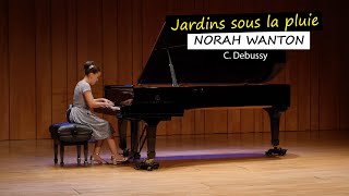 Norah Wanton  C Debussy Jardins sous la pluie [upl. by Nauht748]