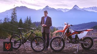 Mountain Bike vs Dirt Bike  KTM 250 XCW TPI Review [upl. by Novek]