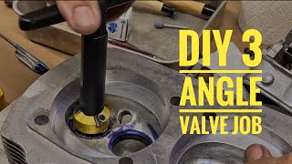 DIY 3 Angle Valve Job No Machinery Needed [upl. by Ardnasil]