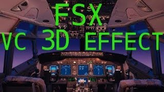 FSPS  3D REAL COCKPIT EFFECT FSX HD [upl. by Lenahs213]