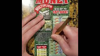 Money Multiplier 5 ticket method 5 lottery scratch card [upl. by Plusch215]