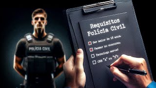 Quer virar POLICIAL CIVIL Esses são os REQUISITOS [upl. by Inhsor242]