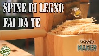 SPINE DI LEGNO  Dima Sagomatrice per spine lunghe di legno fai da te Falegnameria [upl. by Oderfliw]