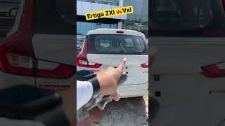 Ertiga ZXi Vs Vxi  Ertiga 2022 Facelift [upl. by Eiroc]