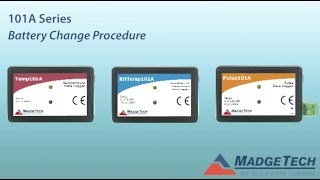 How To Change the Battery on the MadgeTech 101A Data Logger Series [upl. by Drauode]