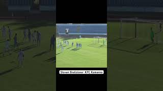 Slovan Bratislava  KFC Komarno football футбол soccer footballskills soccer futbol [upl. by Hoo848]