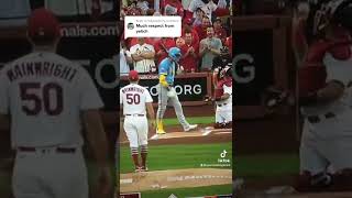 Christian Yelich shows Great sportsmanship against the St Louis Cardinals [upl. by Anile]