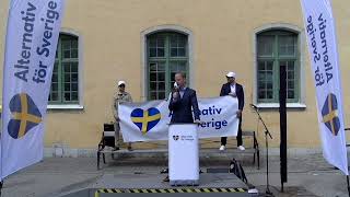 Alternativ för Sveriges torgmöte i Almedalen  Vänsterpartiets dag [upl. by Nylrehc348]