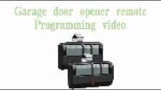 garage door opener remote [upl. by Reel130]