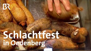 Kesselfleisch Schlachtfest in Oedenberg  Zwischen Spessart und Karwendel  BR  Doku  Reportage [upl. by Attennaej]