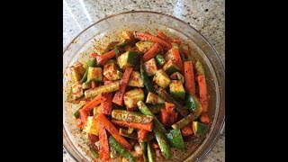 Mango Pickle with carrots chillies etcKeri nu Athano  Achari  Mumtaz Hasham [upl. by Kenton]