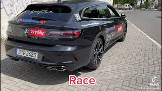 VW ARTEON R shooting brake sound check [upl. by Tloh864]