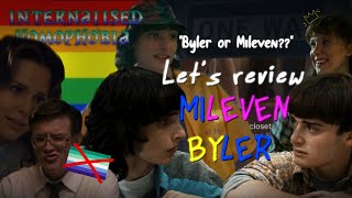 Byler real Mileven break up Mileven and Byler review all seasons Stranger Things Analysis Mike POV [upl. by Midan537]