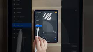 Procreate tutorial  Make a pixel art brush in Procreate shorts [upl. by Hunter]