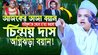 ইসকন নিষিদ্ধ না করলে দেশে আগুন জলবে  Rafiqul islam madani new waz iskon [upl. by Garvin67]