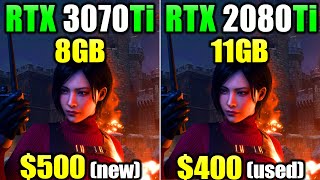 RTX 3070 Ti vs RTX 2080 Ti  More VRAM More FPS [upl. by Otinauj444]