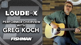 Fishman Loudbox Performer Overview with Greg Koch  Acoustic Amplifier [upl. by Cooperstein620]