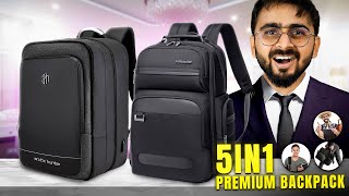 Kamal 5in1 Bags for College Office amp Travelling on Amazon 🔥 Laptop Or Tech Backpack  Arctic Hunter [upl. by Ainoloppa]