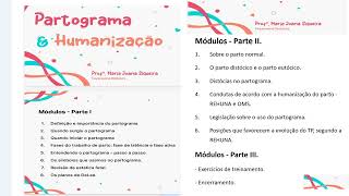 Curso de Partograma amp Humanização [upl. by Malynda776]