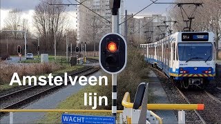 Amstelveenlijn  Sneltram Amsterdam  Light rail  Stadtbahn  GVB Metro 51 en tram 5  Afscheid [upl. by Stichter]