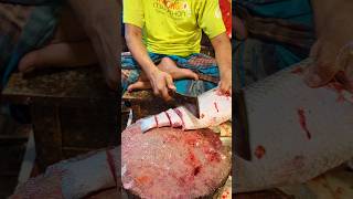 Amazing Catla Carp Fish Cutting Skills In Bangladesh Fish Market By Expert Cutter shorts [upl. by Lleryt]