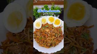 Chicken chowmein recipe shorts chickenchowmeinrecipe food [upl. by Holsworth]