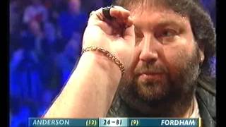 Anderson vs Fordham Darts World Championship 2003 Round 2 [upl. by Vernice]