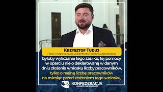 NAPISY Powódź Konferencja prasowa dot poprawek Konfederacji do specustawy [upl. by Imoyaba]