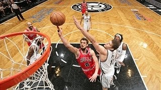 Marco Belinelli Propels the Bulls in Brooklyn [upl. by Sibylla]