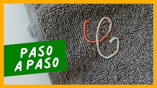 🧵 Cómo Bordar LETRAS en Toallas 🧵 [upl. by Kletter]