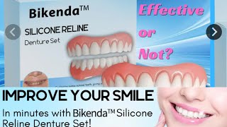 Bikenda Silicone Reline Denture Set Reviews The truth behind this product [upl. by Yebba914]