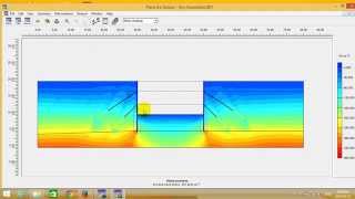 Plaxis 2D tutorial Lesson 4 Dry Excavation amp Tie back wall [upl. by Handbook]