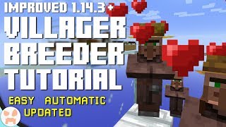 UPDATED VILLAGER BREEDER TUTORIAL  Easy Automatic 115 [upl. by Oirrad]