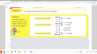 Pluspunt 4 groep 5 blok 1 doel 3 tafelsommen vlot uitrekenen [upl. by Alyaj542]