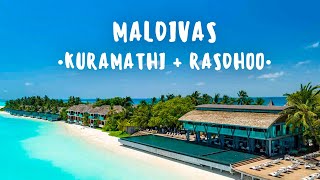 Isla Local Rasdhoo 🏝️  Kuramathi Maldives 4 🏨  Combinado en Maldivas 🇲🇻 [upl. by Searcy]