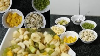 fruit chaat khati methi fruit chaat [upl. by Nitsreik690]