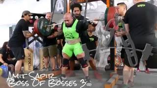 Amit Sapir Boss Of Bosses 3 Squat Attempts [upl. by Aikram]