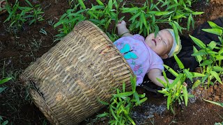 17 year old single mother grows vegetables and flowers around the yardlytieusoa [upl. by Aikenahs323]