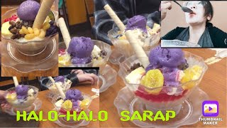 Creamylicious delicious HaloHalo ni Mang Inasal MG Neyra vlogs [upl. by Paola528]