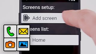 How to add more screens and customize the buttons in BIG Launcher [upl. by Llewxam]