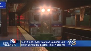 SEPTA Adds 1700 Seats On Regional Rail [upl. by Attenaej]