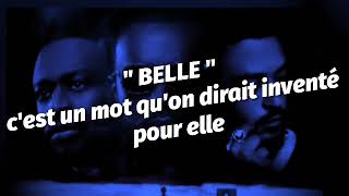 GIMS x DADJU x SLIMANE  BELLE ParolesLyrics [upl. by Struve759]