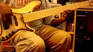 2 Brubaker Brute MJX5 Mediterranean 5 String Bass Guitar Groove Riff Ellis Gamble [upl. by Nevlin]