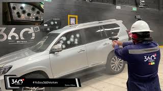 Prueba de tiro en vidrio blindado nivel 3 Toyota Prado  Jericho 9mm By 360 Motors [upl. by Zipnick]