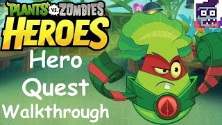 PvZH Grass Knuckles Hero Quest Walkthrough [upl. by Asaph838]