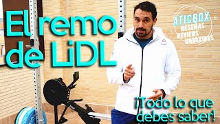 ¡REVIEW y ANÁLISIS de la Máquina de Remo de LIDL que parece un Concept2 [upl. by Willman]